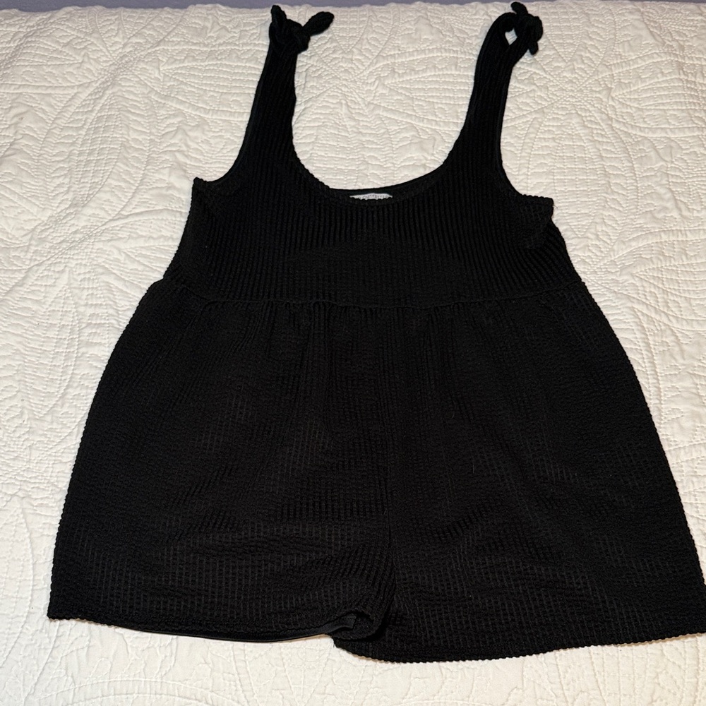 Urban Outfitters Black Sleeveless Romper